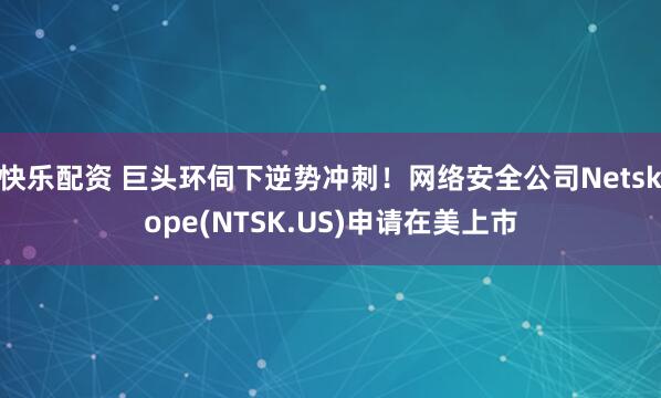 快乐配资 巨头环伺下逆势冲刺！网络安全公司Netskope(NTSK.US)申请在美上市
